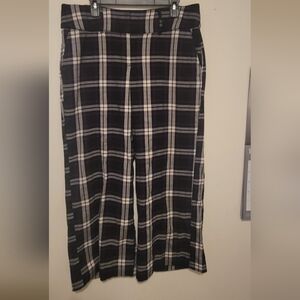 Black and White Plaid Pants